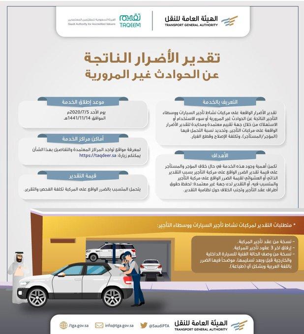  "تقدير" خدمة جديدة تحمي حقوقك ضد التقييم العشوائي لأضرار سيارات التأجير بالسعودية